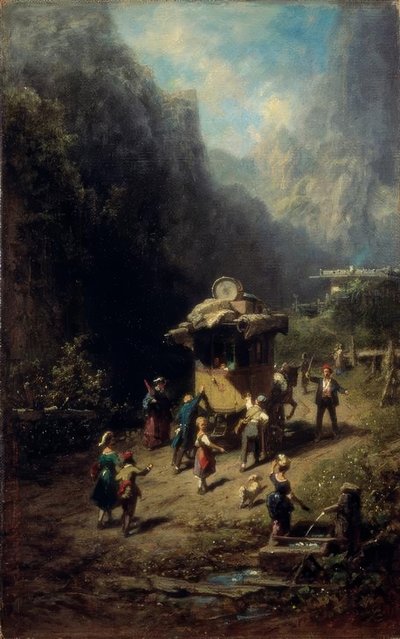 Traveling Artist Society by Carl Spitzweg